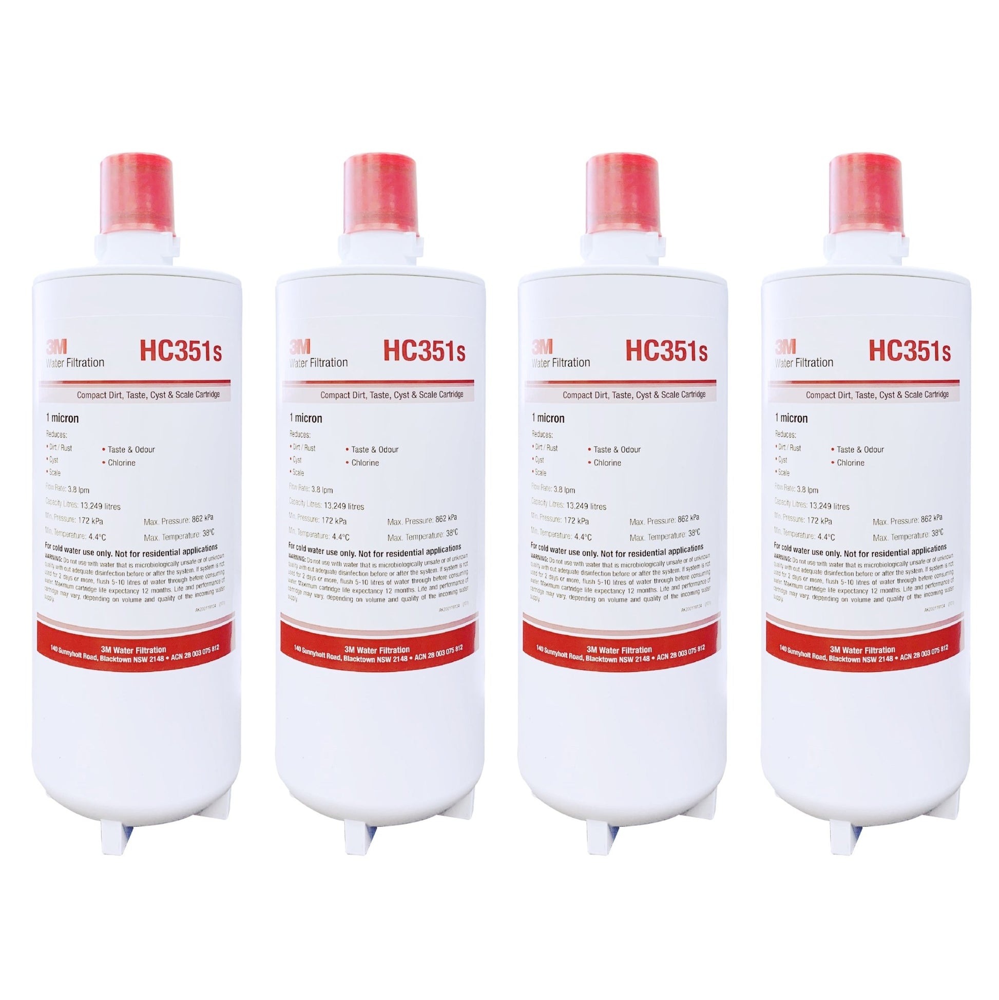 3M HF15 - MS /HC351S Single Water Filter Cartridge High Flow - WATER FILTER DISTRIBUTORS