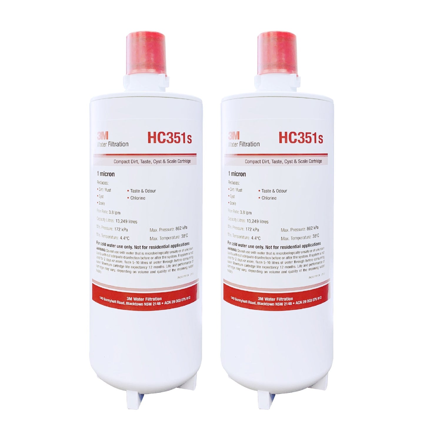 3M HF15 - MS /HC351S Single Water Filter Cartridge High Flow - WATER FILTER DISTRIBUTORS