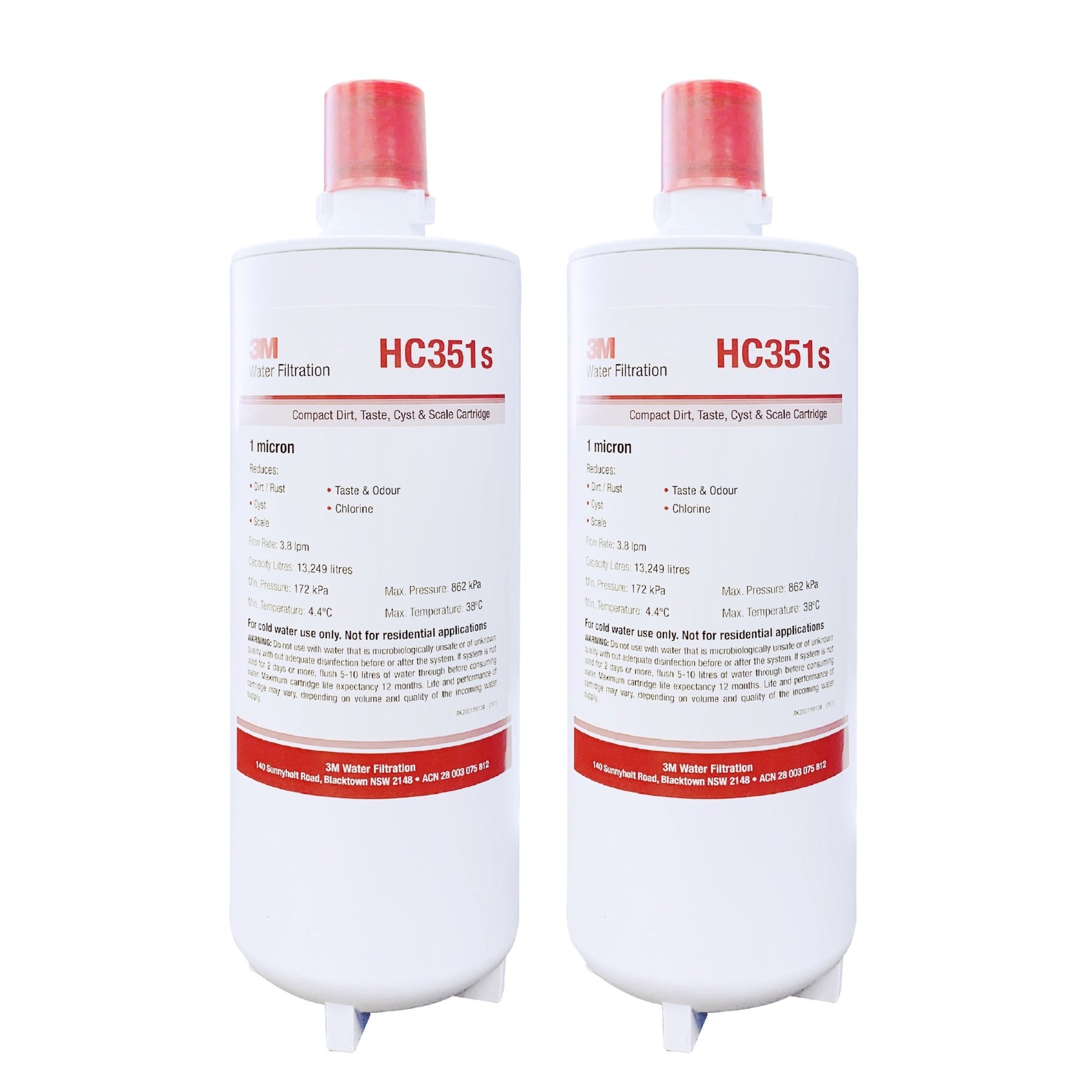 3M HF15 - MS /HC351S Single Water Filter Cartridge High Flow - WATER FILTER DISTRIBUTORS