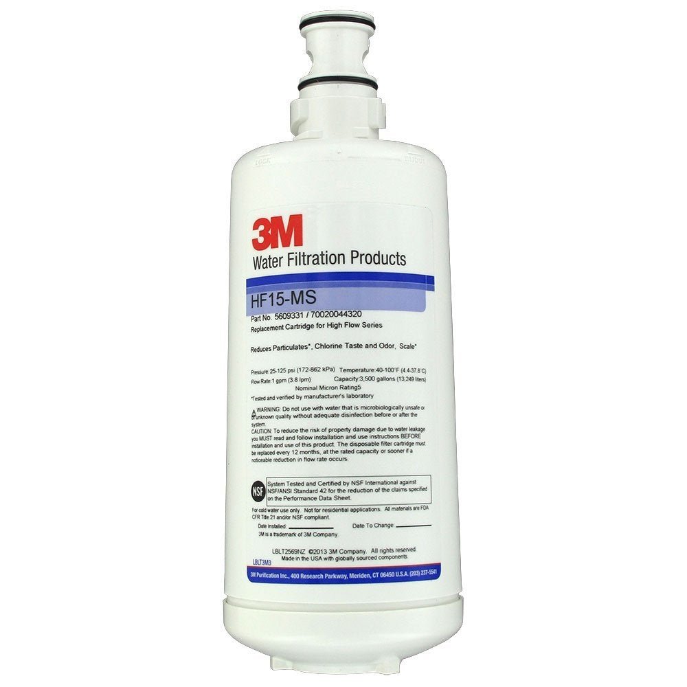 3M HF15 - MS /HC351S Single Water Filter Cartridge High Flow - WATER FILTER DISTRIBUTORS
