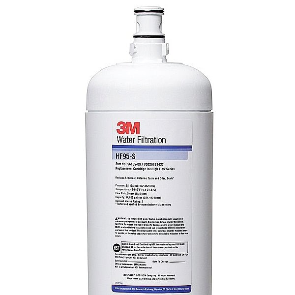 3M HF95 - S Replacement Cartridge for ICE195 - S Water Filtration System - 3 Micron and 5 GPM - WATER FILTER DISTRIBUTORS