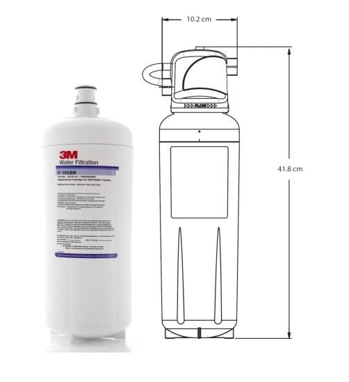 3M P165BN High Flow Triple Stage Softening Water Filter - WATER FILTER DISTRIBUTORS