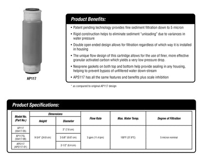 3M Purification filter for AP212 replacement filter AP110 and 2x AP117 - WATER FILTER DISTRIBUTORS