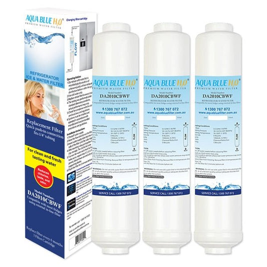 3X LG External Inline Fridge Filters BL9808 Push Fit - WATER FILTER DISTRIBUTORS