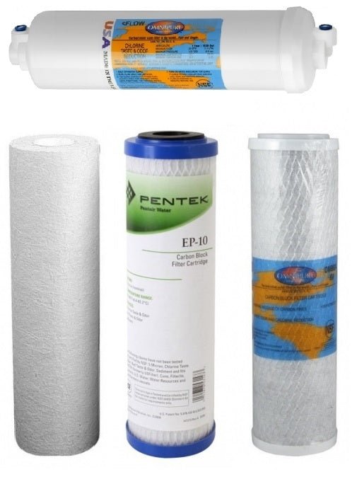 4 Stage Water Filter Replacement cartridge set - WATER FILTER DISTRIBUTORS