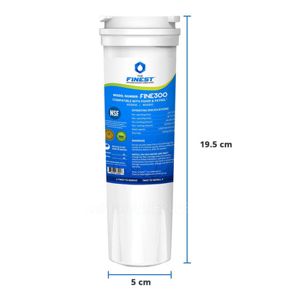 4 x 836848 Fisher and Paykel water filter from Finest series FINE300 FITS AQP - FF17A - WATER FILTER DISTRIBUTORS