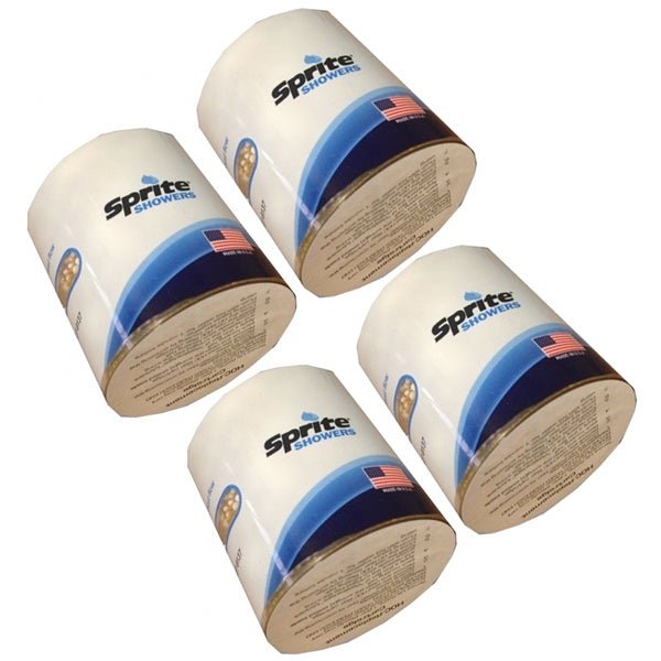 4 x Sprite HOC High Output Replacement Shower Filter Cartridge - WATER FILTER DISTRIBUTORS