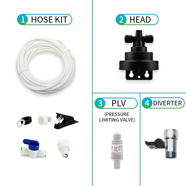 Lab Pua Residential Water Filter Kit With Faucet LPA-CS5-17 17"