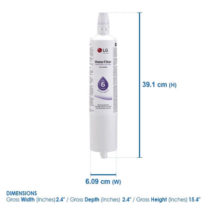 LG 5231JA2006A, LT600P Genuine Fridge Water Filter 5231JA2006F