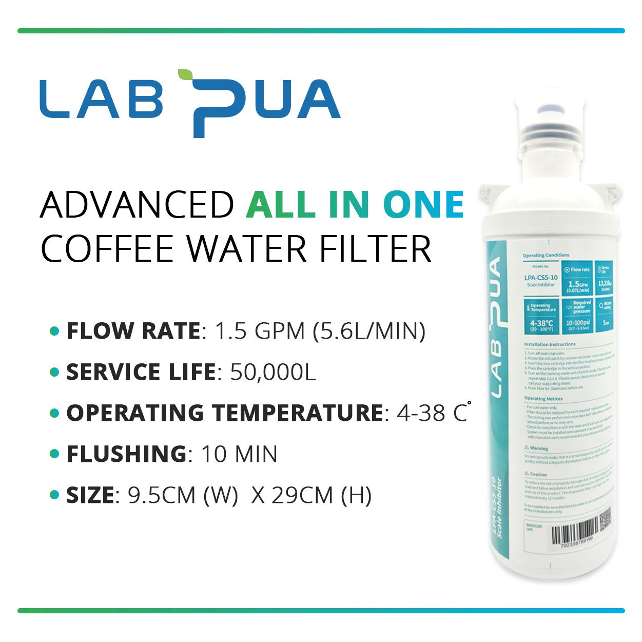Everpure 2CB5-S EV9617-06 Replacement Filter Cartridge by LPA-CS5-10