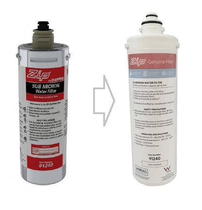 ZIP Genuine 91240 Sub-Micron Triple Action Water Filter