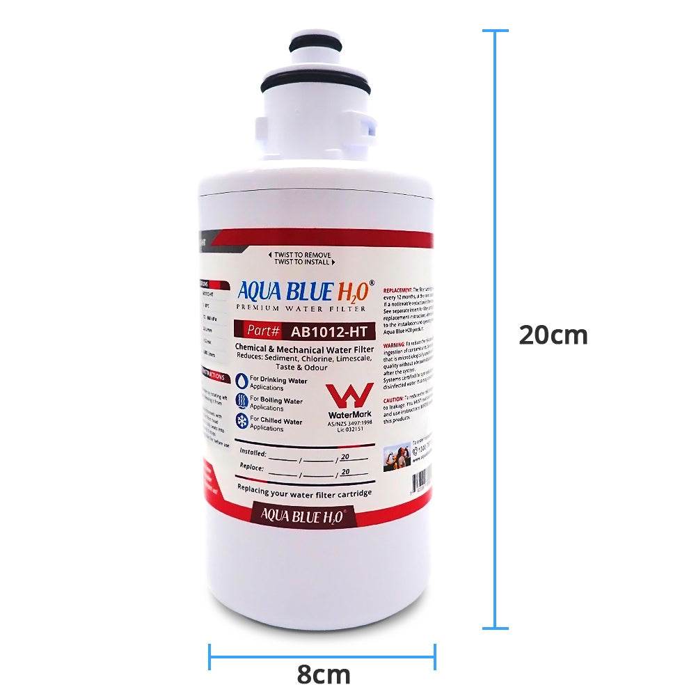 Aqua Blue H2O AB1012-HT 93701 with 91295 1x Zip Sparking replacement cartridge