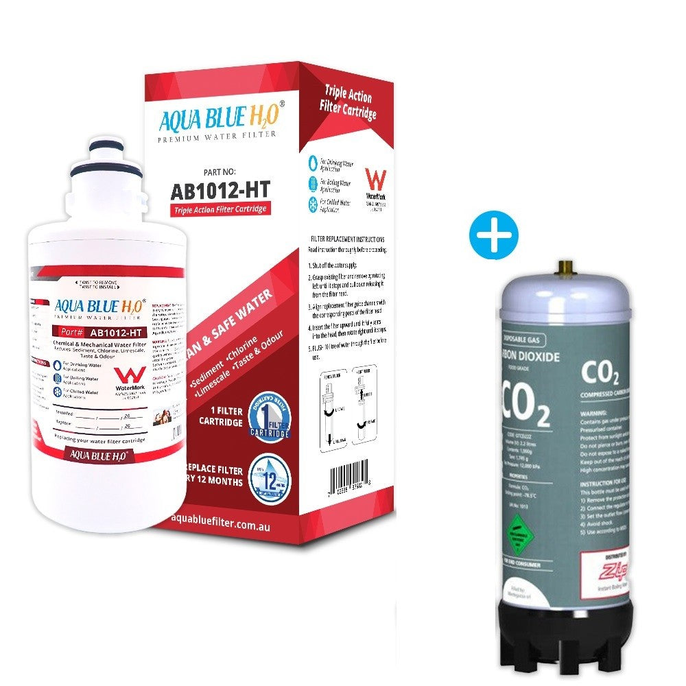 Aqua Blue H2O AB1012-HT 93701 with 91295 1x Zip Sparking replacement cartridge