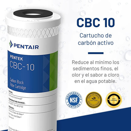 Pentek  ® CBC-10 Giardia Cyst Reduction Water Filter 0.5 Micron 10"