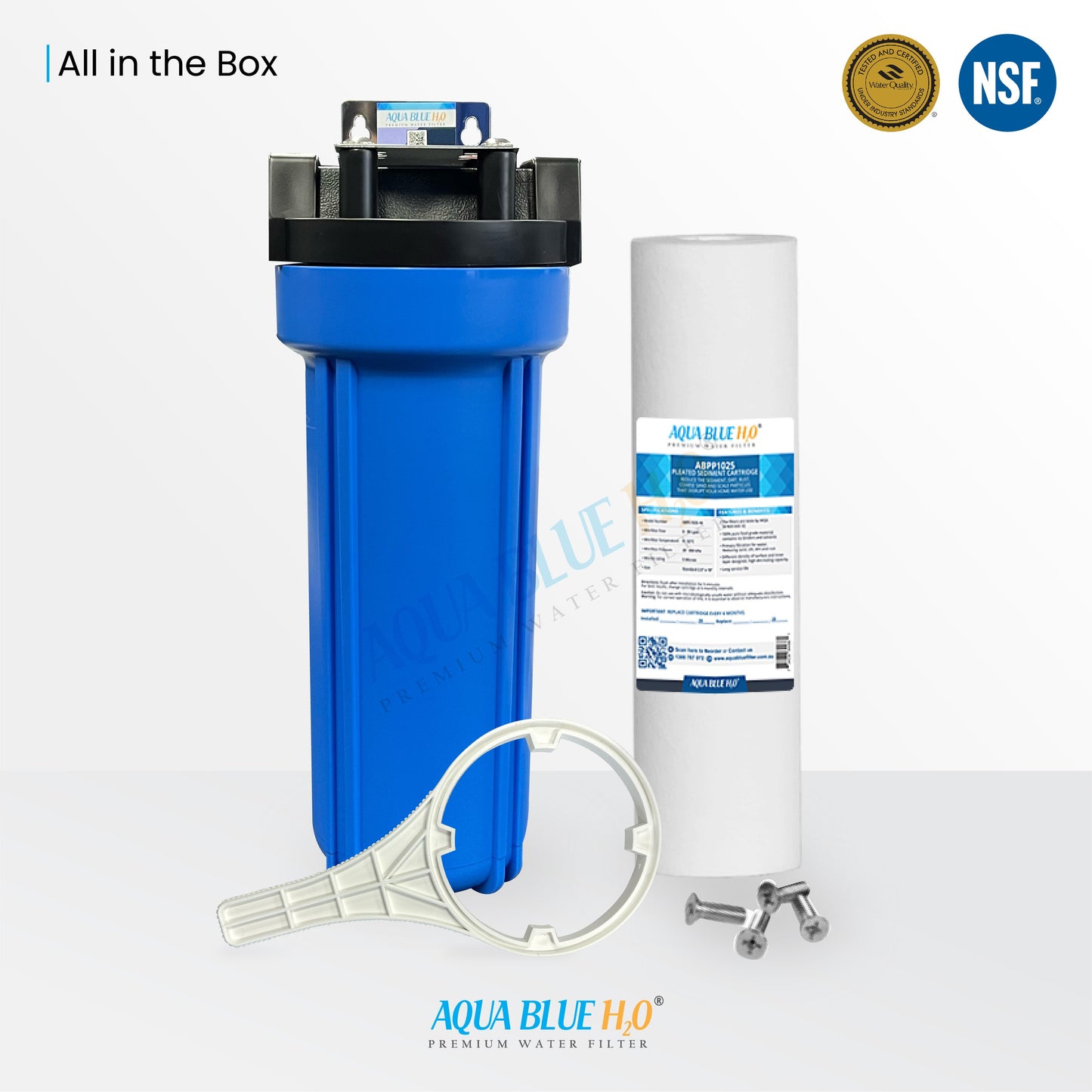 Whole House Water System with Polyspun Sediment Water Filter