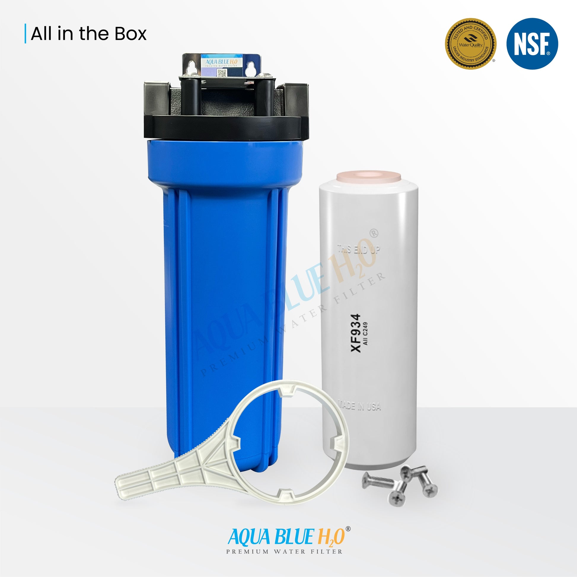 Whole House Water System with Omnipure XF934 Fluoride Reduction Filter