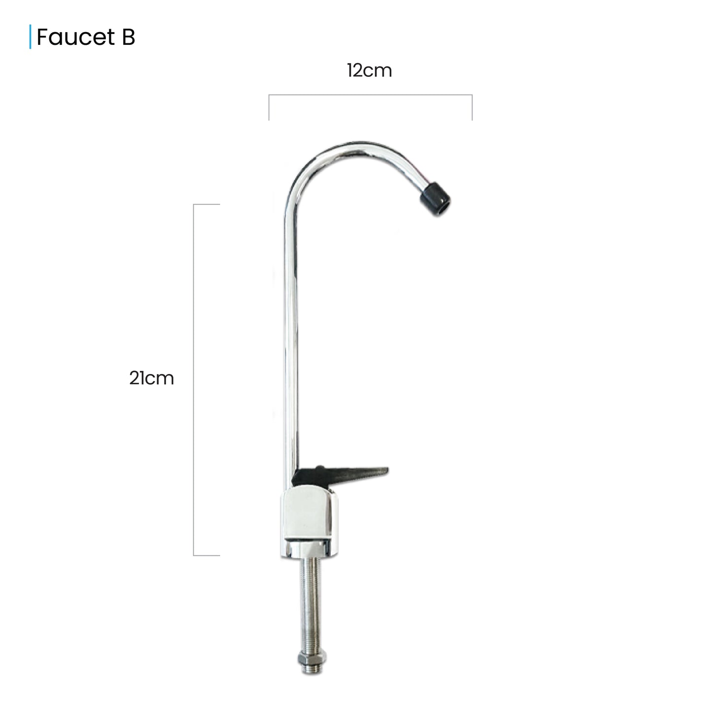 Twin Under Sink Housing Upgrade Kit Only 10" with Faucet and Hose Kit