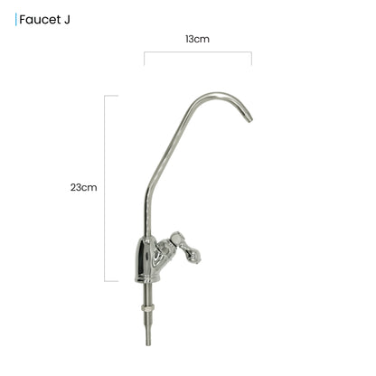 Twin Under Sink Housing Upgrade Kit Only 10" with Faucet and Hose Kit