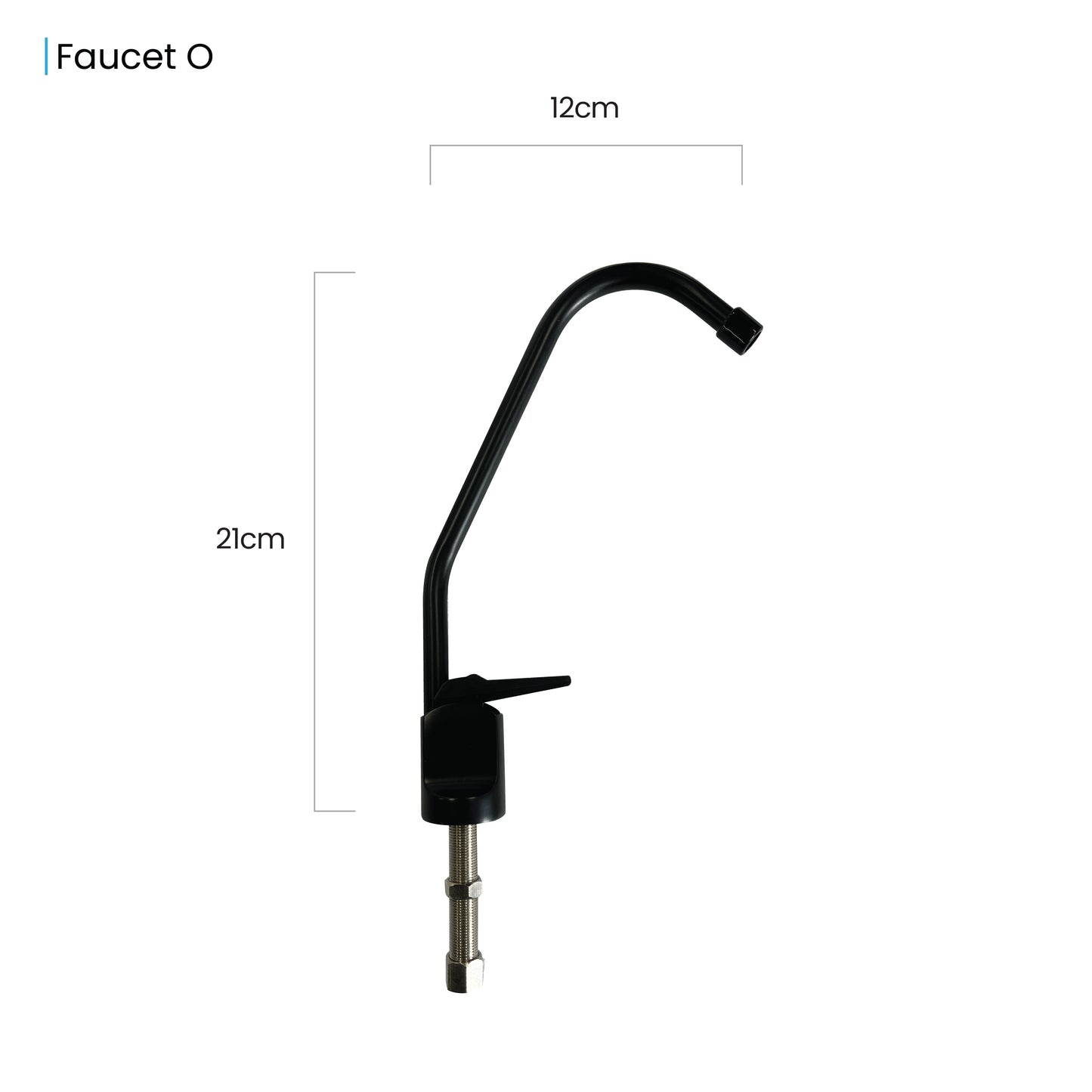 Twin Under Sink Housing Upgrade Kit Only 10" with Faucet and Hose Kit