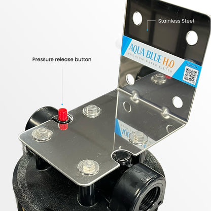 10″ Big Blue Single High Flow Rate Filter Housing Whole System, 5 Micron CTO Carbon Block Filter	