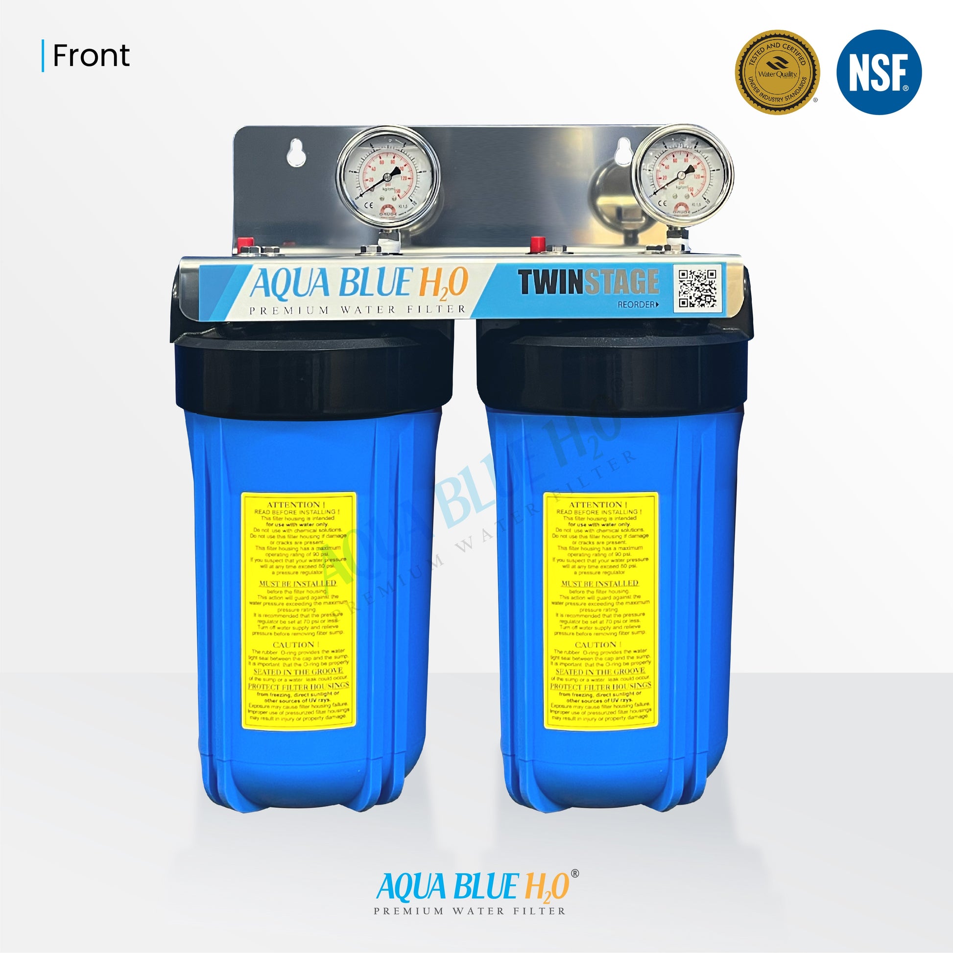 Twin Whole House Rainwater tank Water System with whole Kit