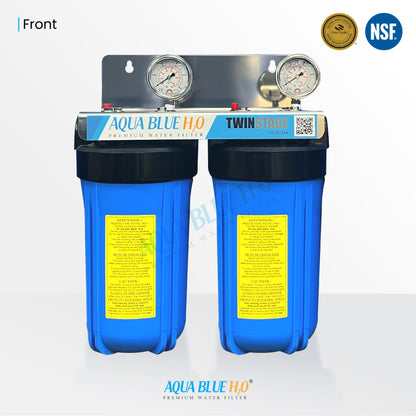 Twin Whole House Rainwater tank Water System with whole Kit