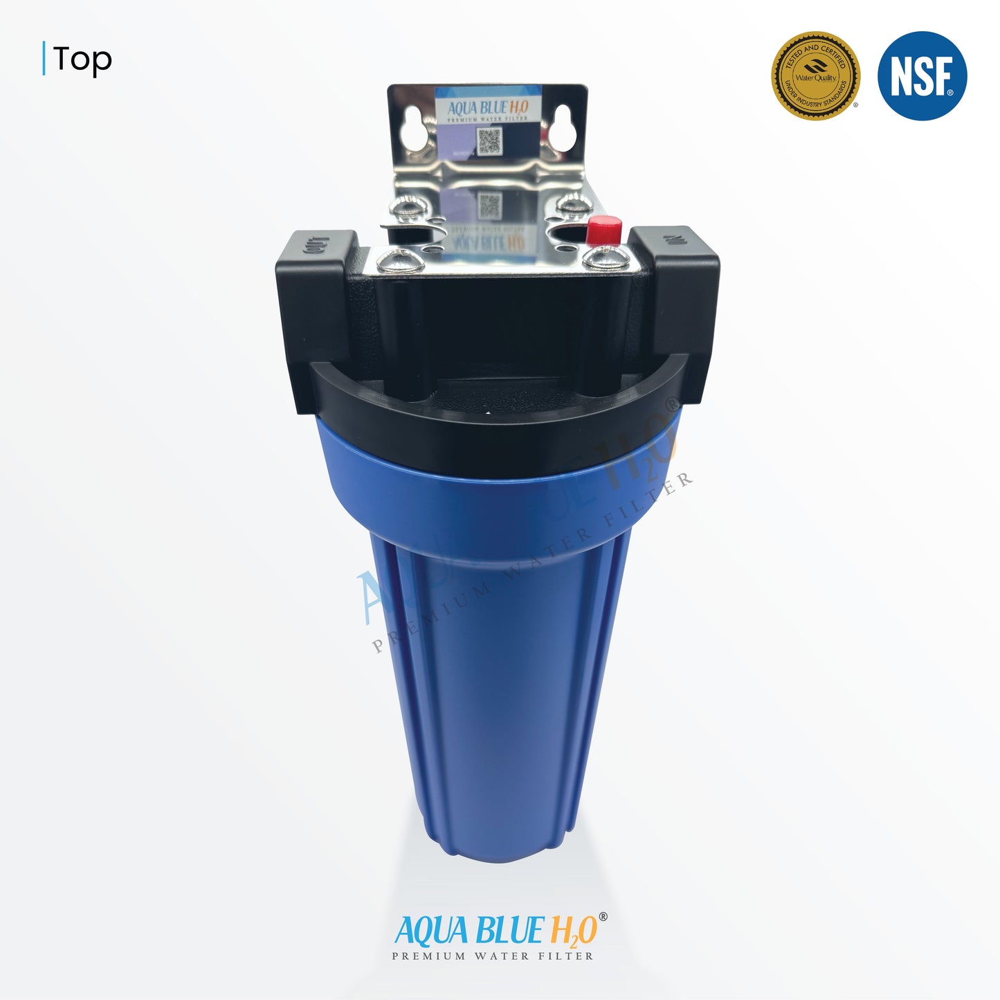 Single Water Filter System for Homes and Offices 10"X2.5" Washable Pleated Sediment Filter