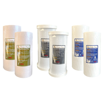 Triple  Whole House Rainwater tank Water System with whole Kit 10X 4.5