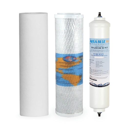 Clean and Clear Filter Set To Suit 3 Stage Reverse Osmosis System