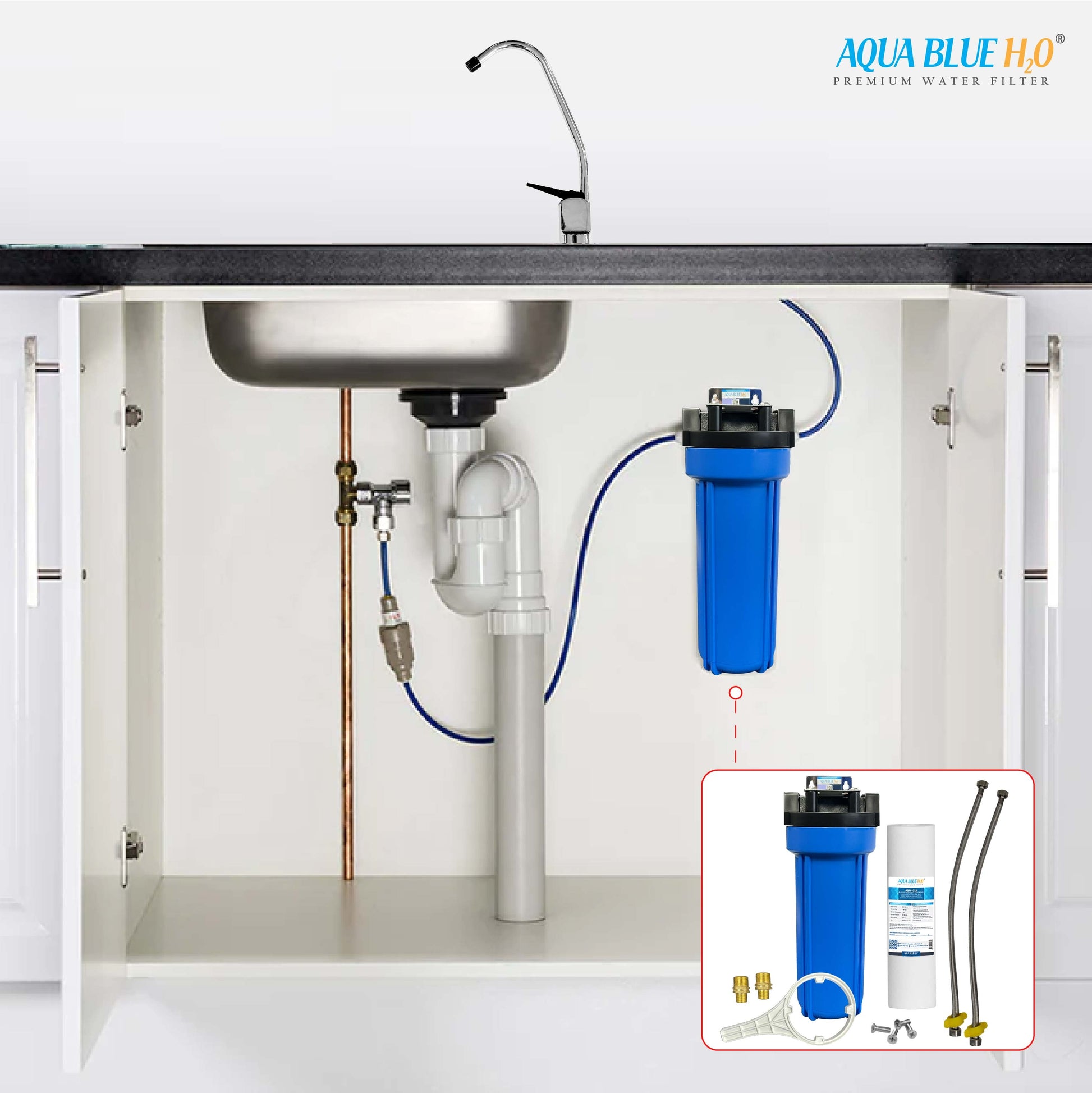Whole House Water System with GAC Activated Carbon Filter