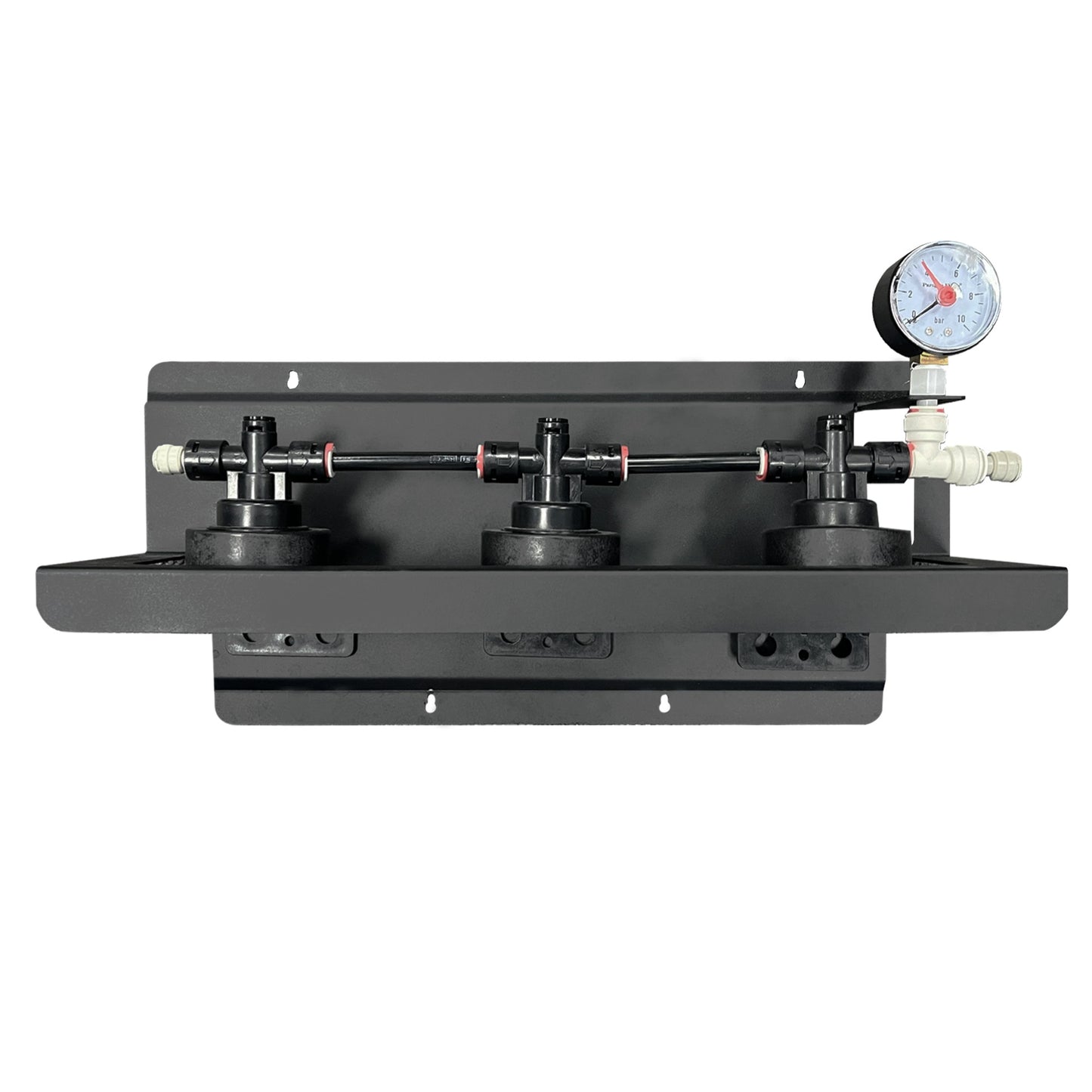 Lab Pua Triple Header Series Sediment With Full Carbon Block with Membrane/ Sediment&Gac/ Carbon Block Total 4 Stage