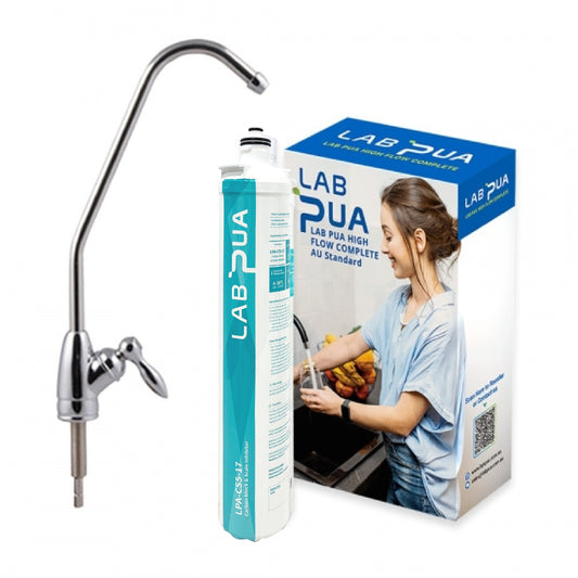 Lab Pua Residential Water Filter Kit With Faucet LPA-CS5-17 17"
