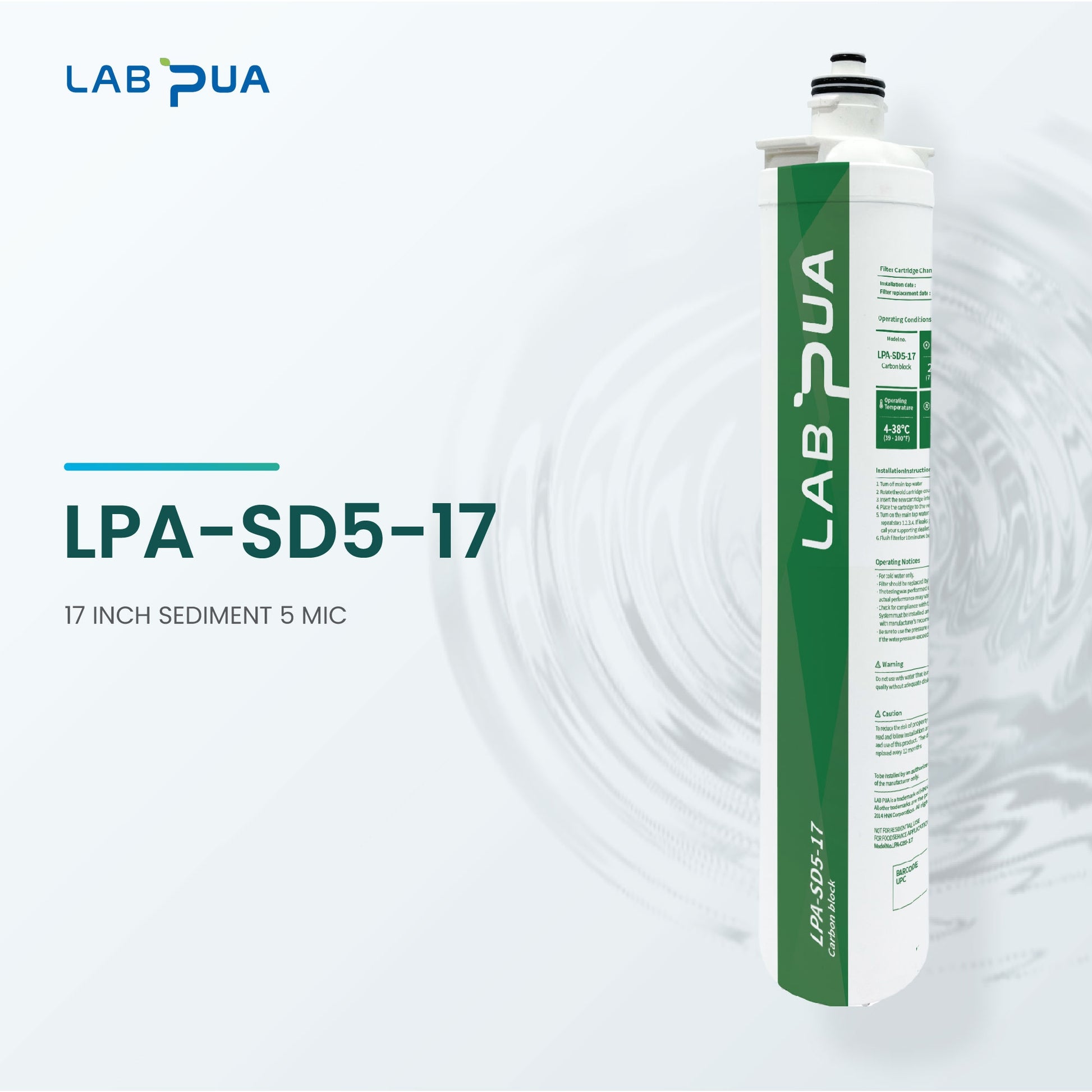  Lab Pua Twin Header series Sediment with 0.1 Micron Ultra Fine &Scale Filter KIT