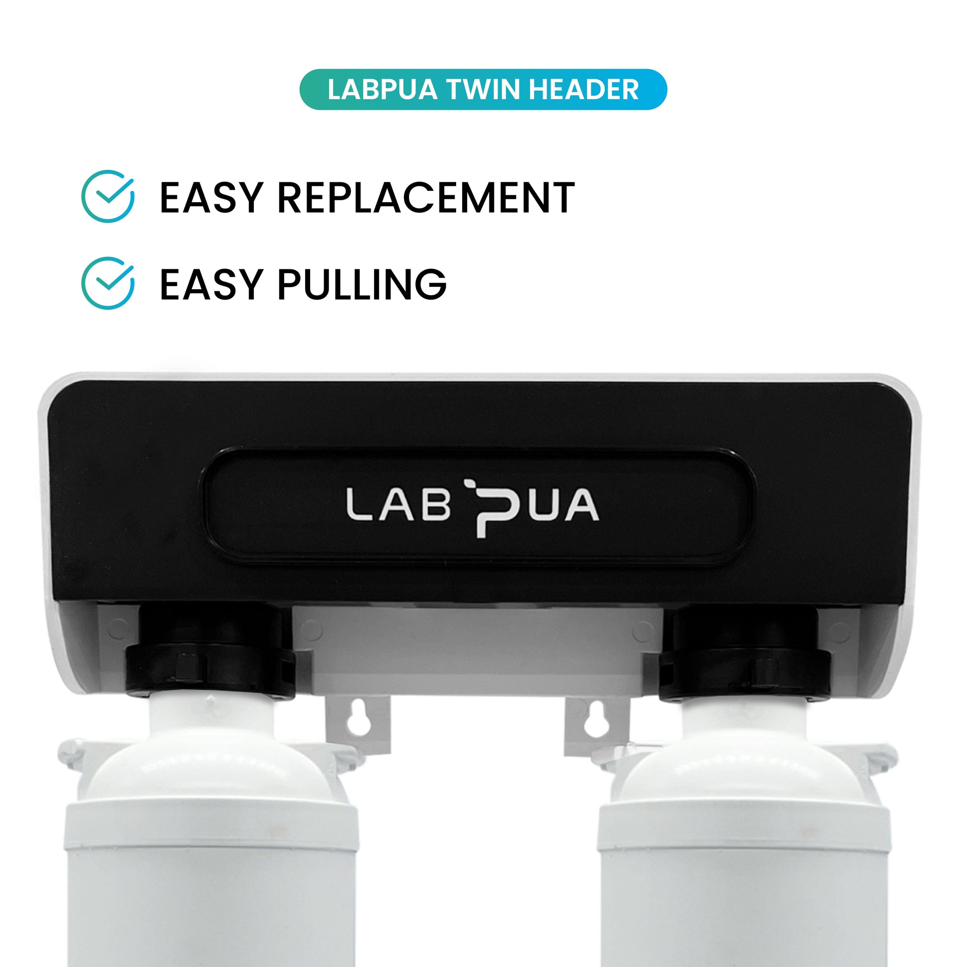  Lab Pua Twin Header series Sediment with 0.1 Micron Ultra Fine &Scale Filter KIT
