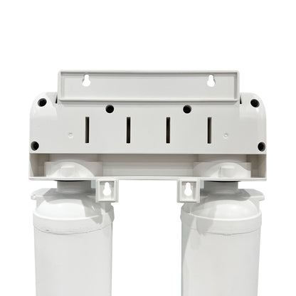 Lab Pua Twin Header series 5Micron Pure Carbon block with 0.1 Micron Ultra Fine &Scale Filter KIT