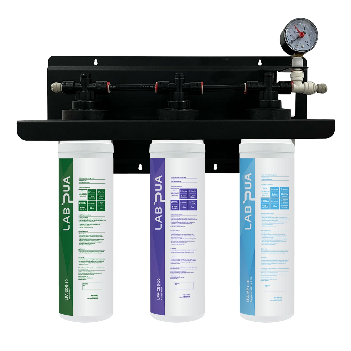 Lab Pua Triple Header Series Sediment With Full Carbon Block With Scale Inhibitor