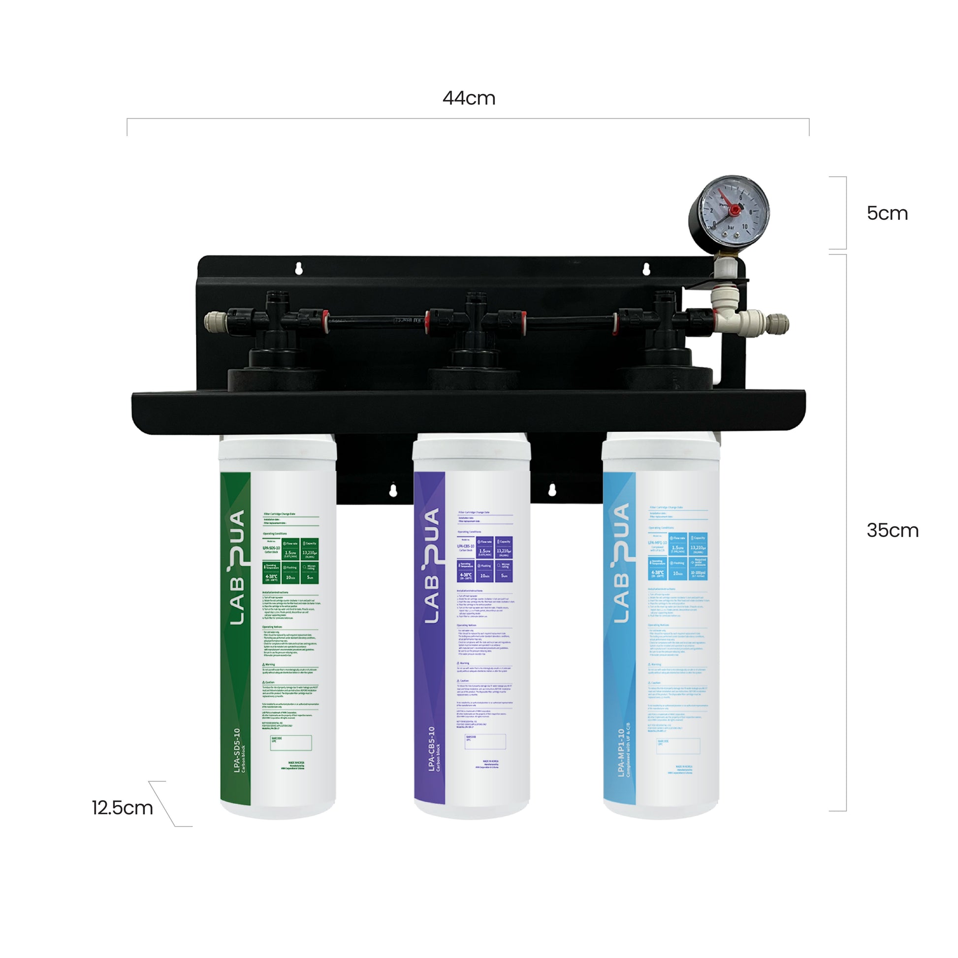 Lab Pua Triple Header Series Sediment With Full Carbon Block With Scale Inhibitor