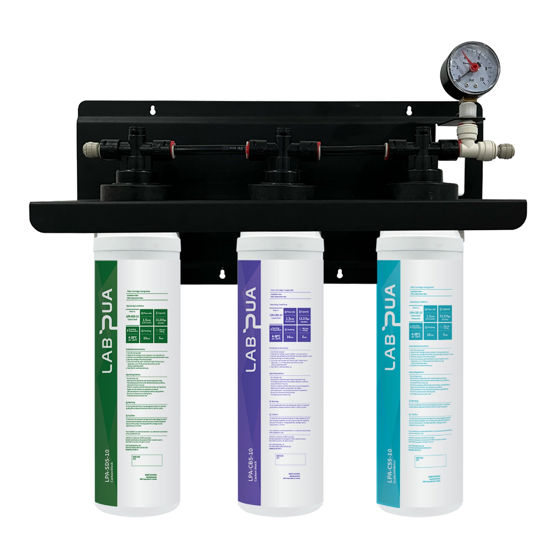 Lab Pua Triple Header Series Sediment With Full Carbon Block With Scale Inhibitor