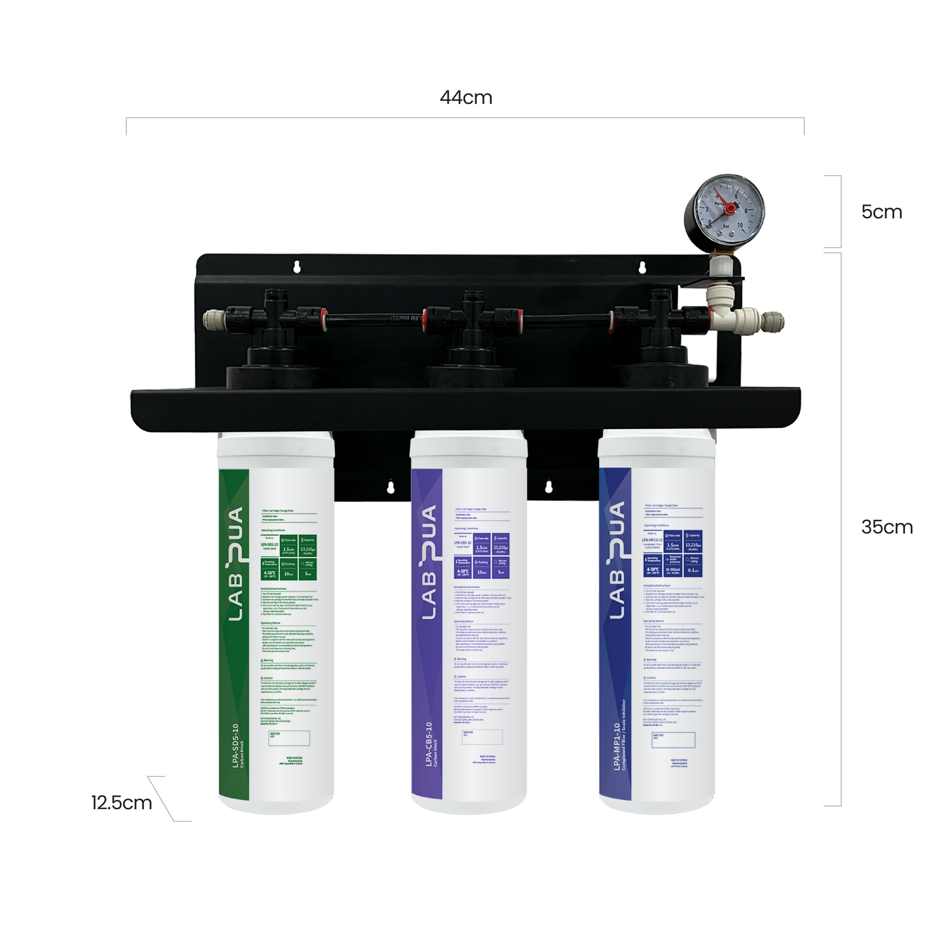 Lab Pua Triple Header Series Sediment With Full Carbon Block With Scale Inhibitor