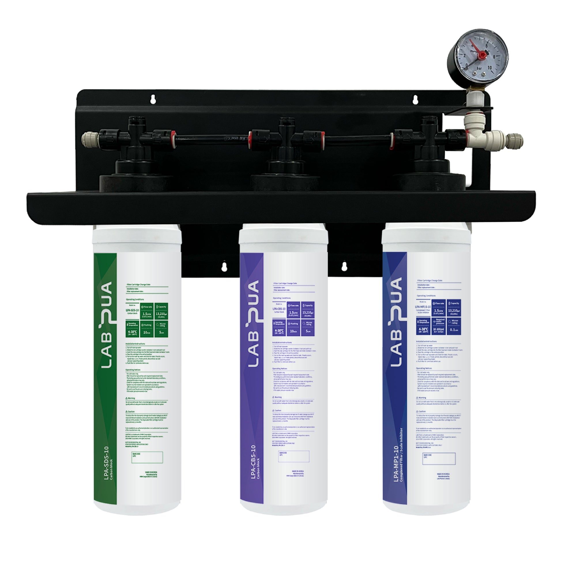Lab Pua Triple Header Series Sediment With Full Carbon Block With Scale Inhibitor