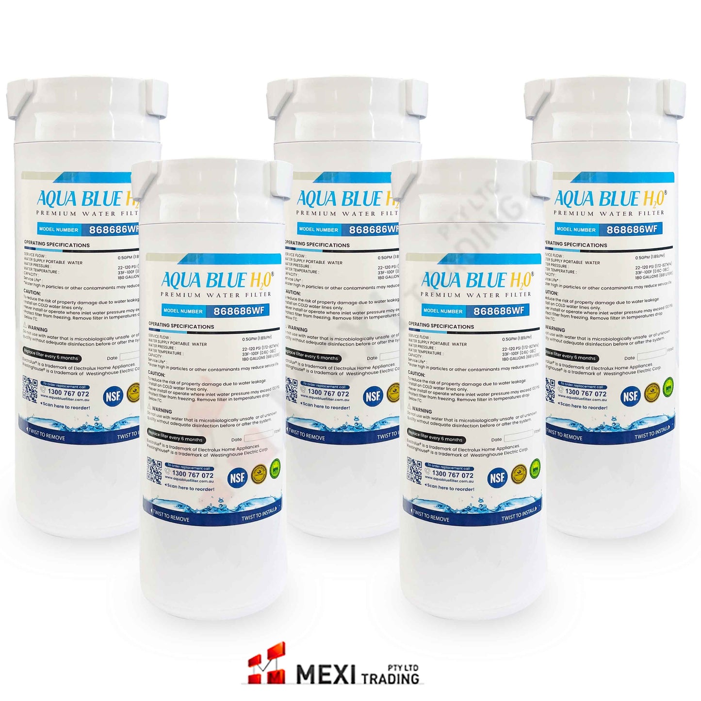 868686 Water Filter Fisher & Paykel FWC5 Water Filter for RF500Q