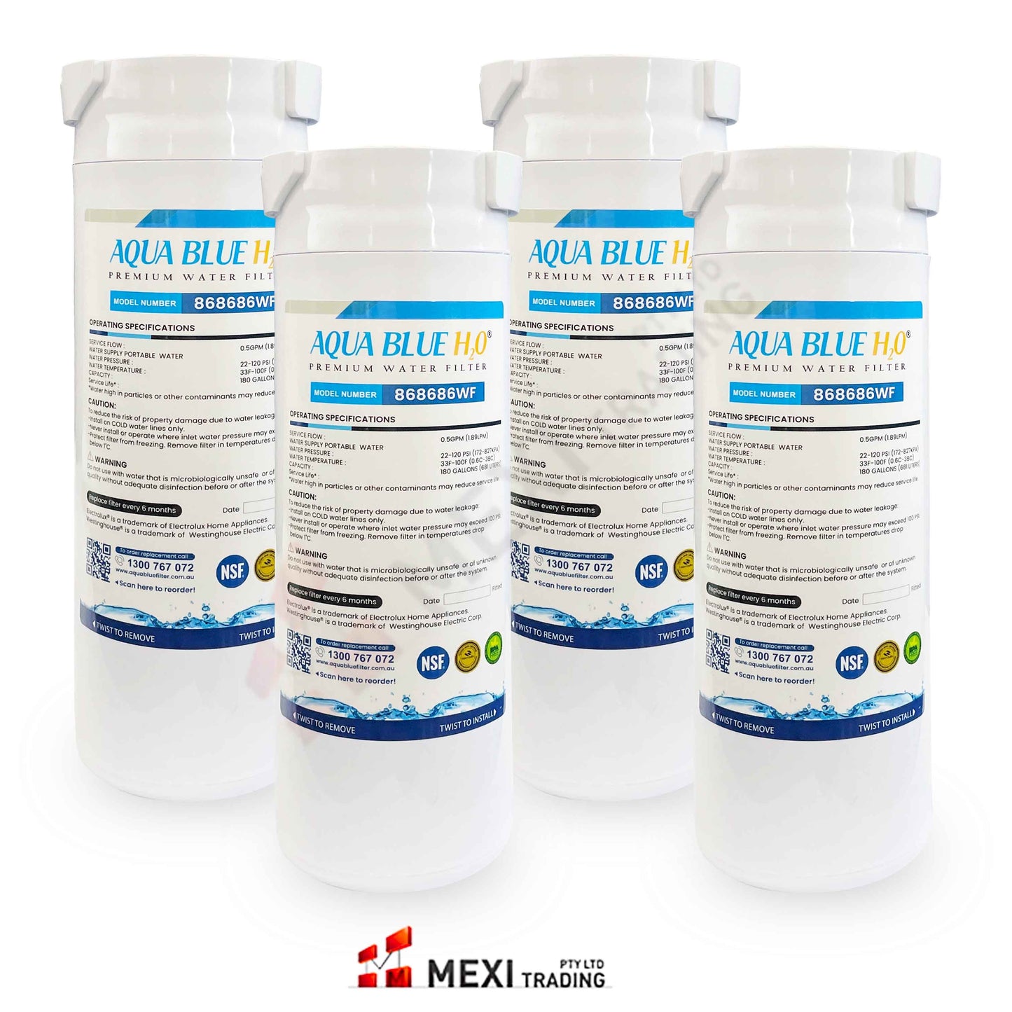 868686 Water Filter Fisher & Paykel FWC5 Water Filter for RF500Q