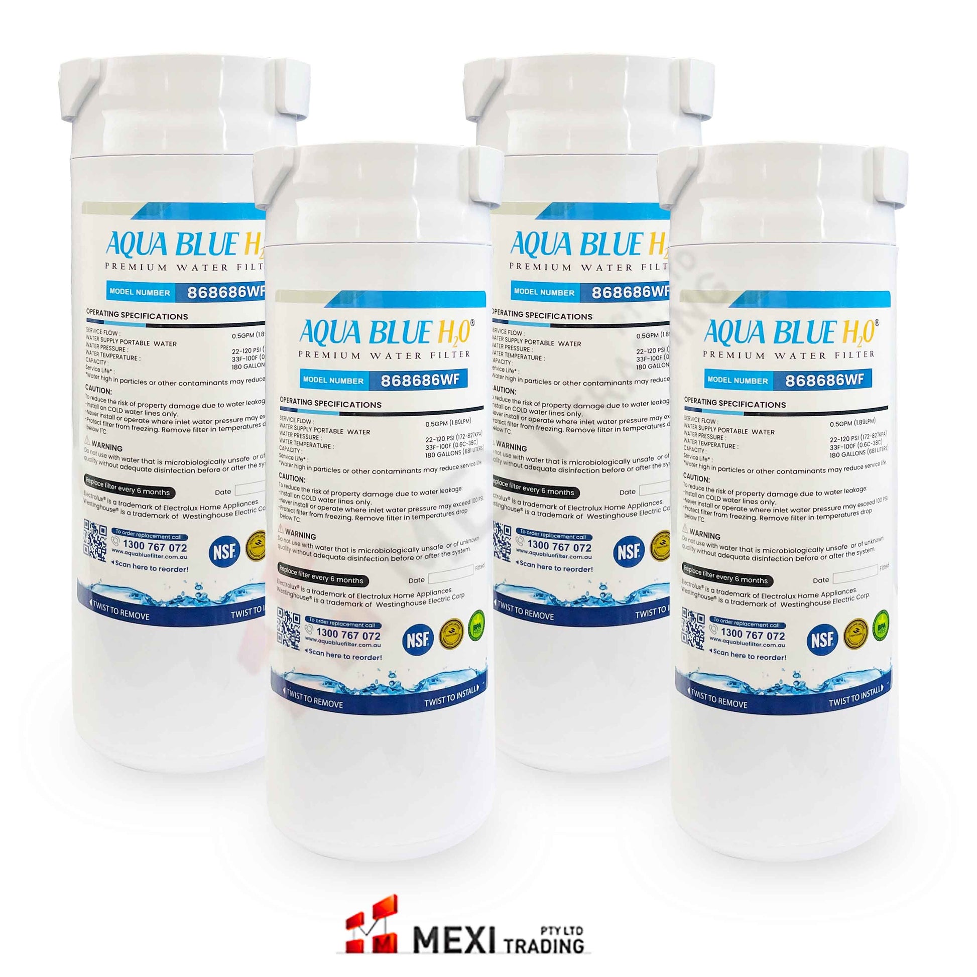 868686 Water Filter Fisher & Paykel FWC5 Water Filter for RF500Q