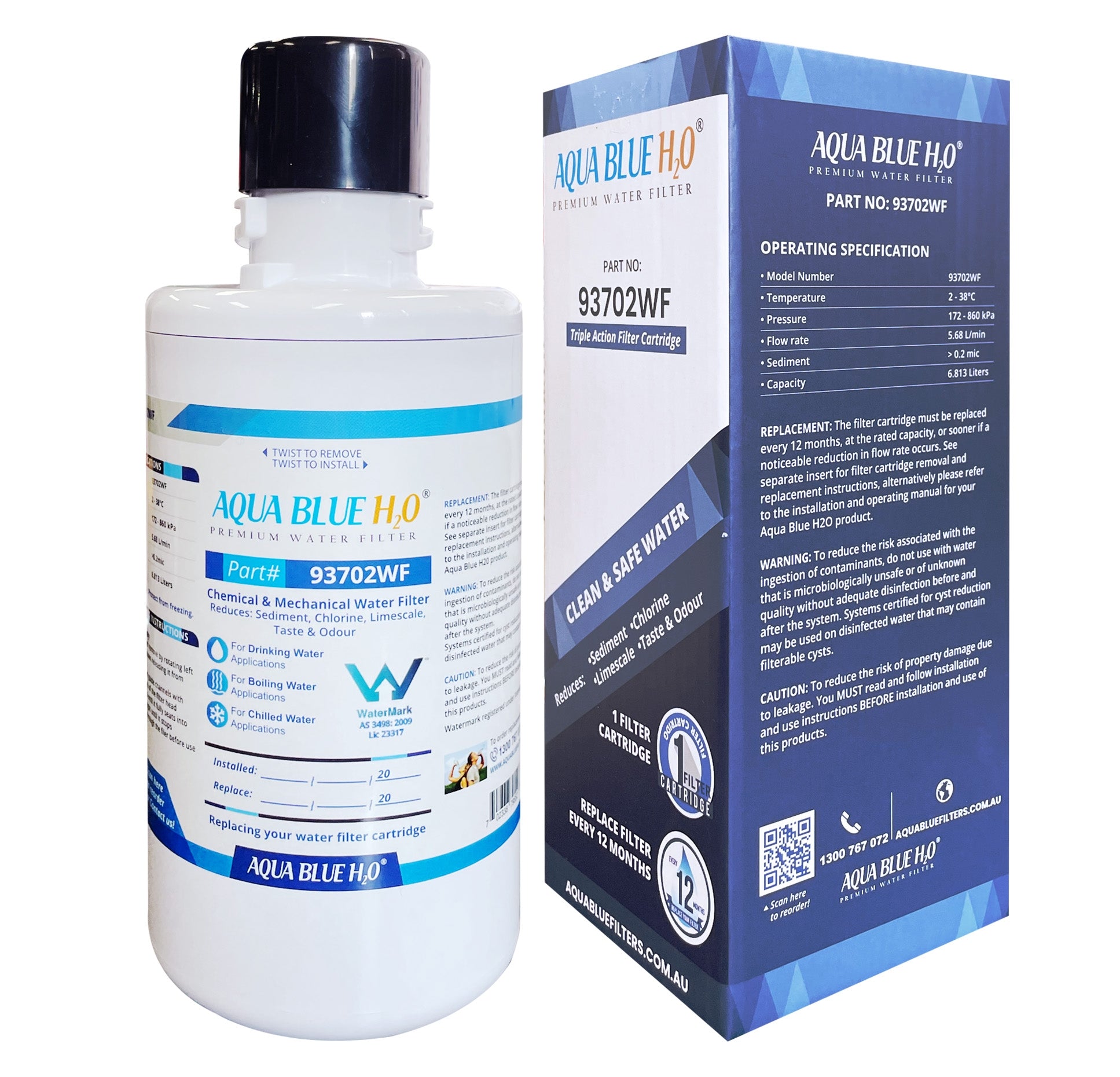 ZIP 93702 Replacement Water Filter Cartridge