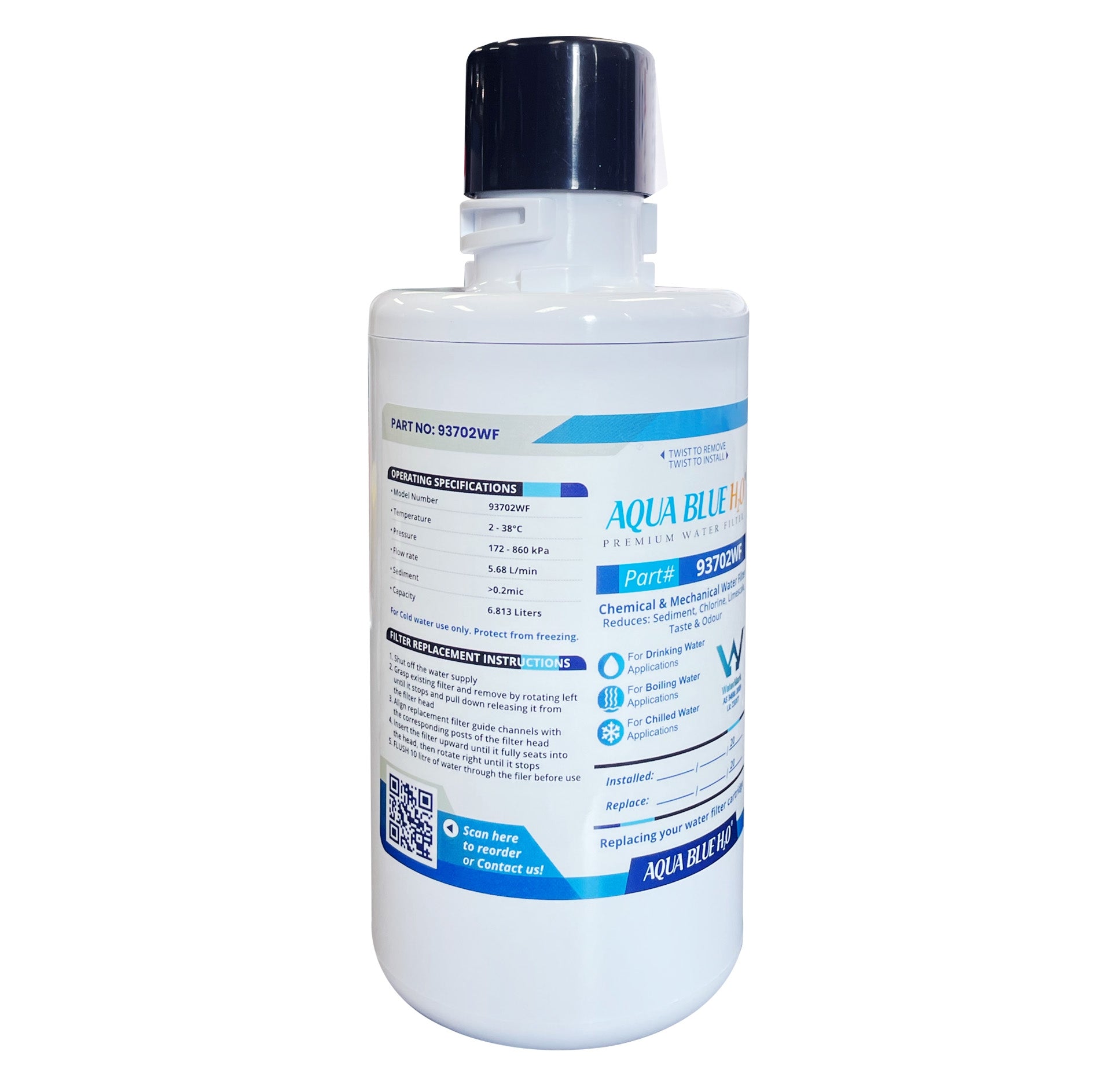 ZIP 93702 Replacement Water Filter Cartridge