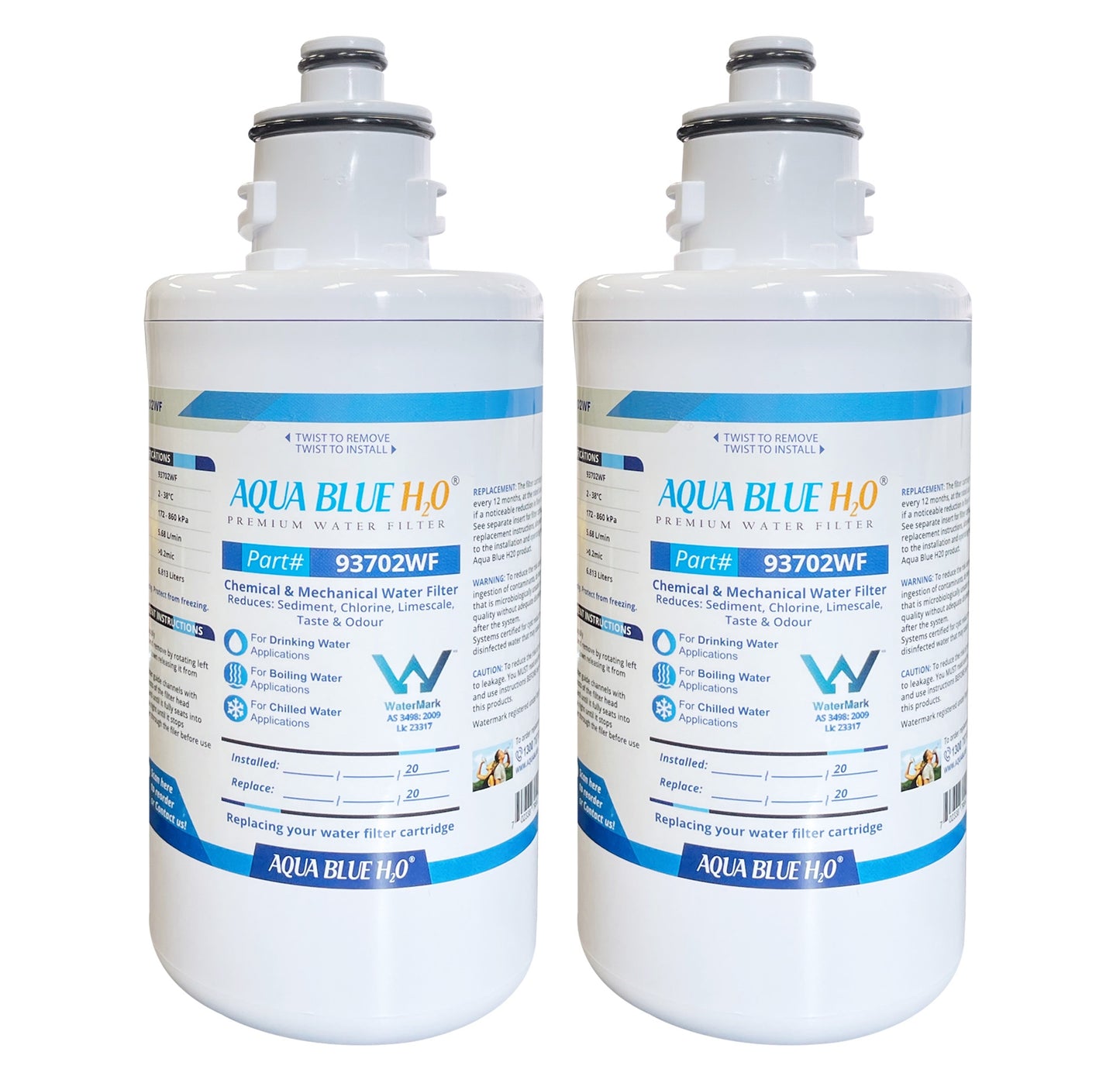 ZIP 93702 Replacement Water Filter Cartridge