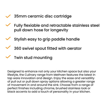 Lab Pua Residential Water Filter Kit LPA-MP1-10 10" with Mondella Resonance 35mm Chrome Side Pin Lever Sink Mixer