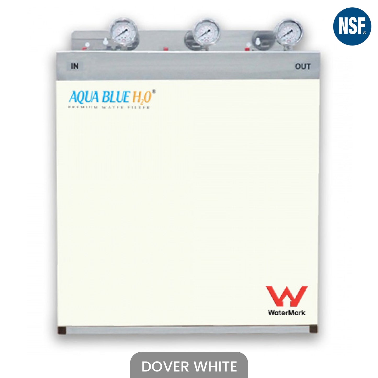 Whole House Water Filters with Dover White Cover Triple 99% eliminate bacteria