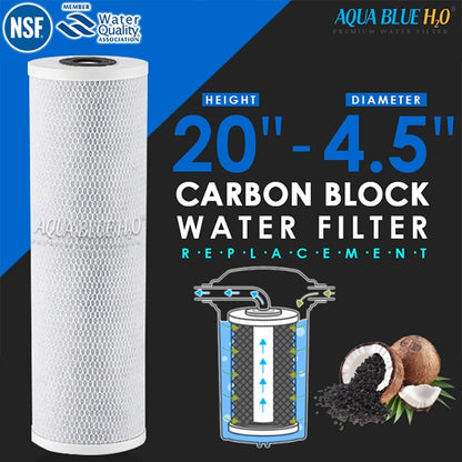 Whole House Water Filters with Bluegum Cover Triple 99% eliminate bacteria