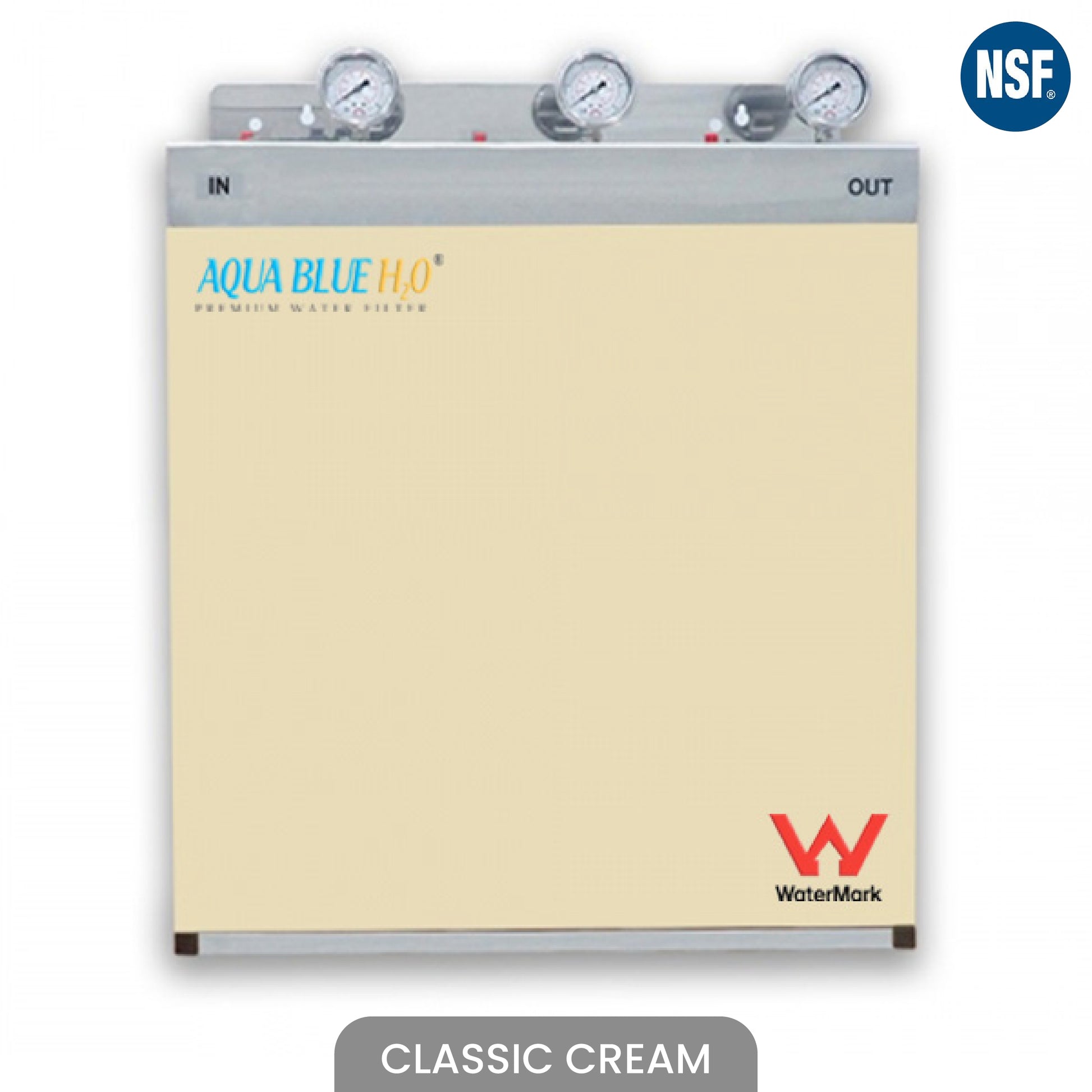 Whole House Water Filters with Classic Cream Cover Triple 99% eliminate bacteria